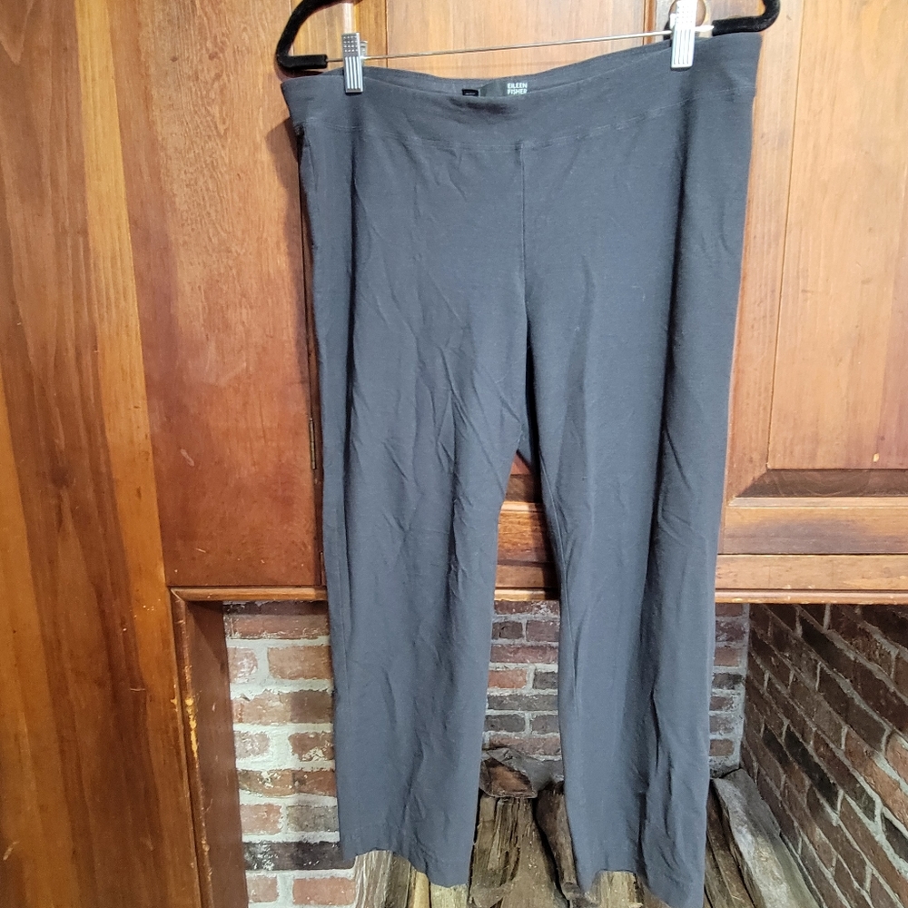 Eileen Fisher Grey Leggings - PL - Made in USA